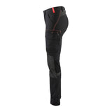 Blaklader Ladies 4-Way Stretch Service Trousers 7122 #colour_black-red