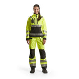 Blaklader Women's Hi-Vis Softshell Jacket 4902 #colour_hi-vis-yellow-black