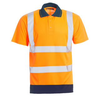 Blackrock Two-Tone Short Sleeve Polo Shirt