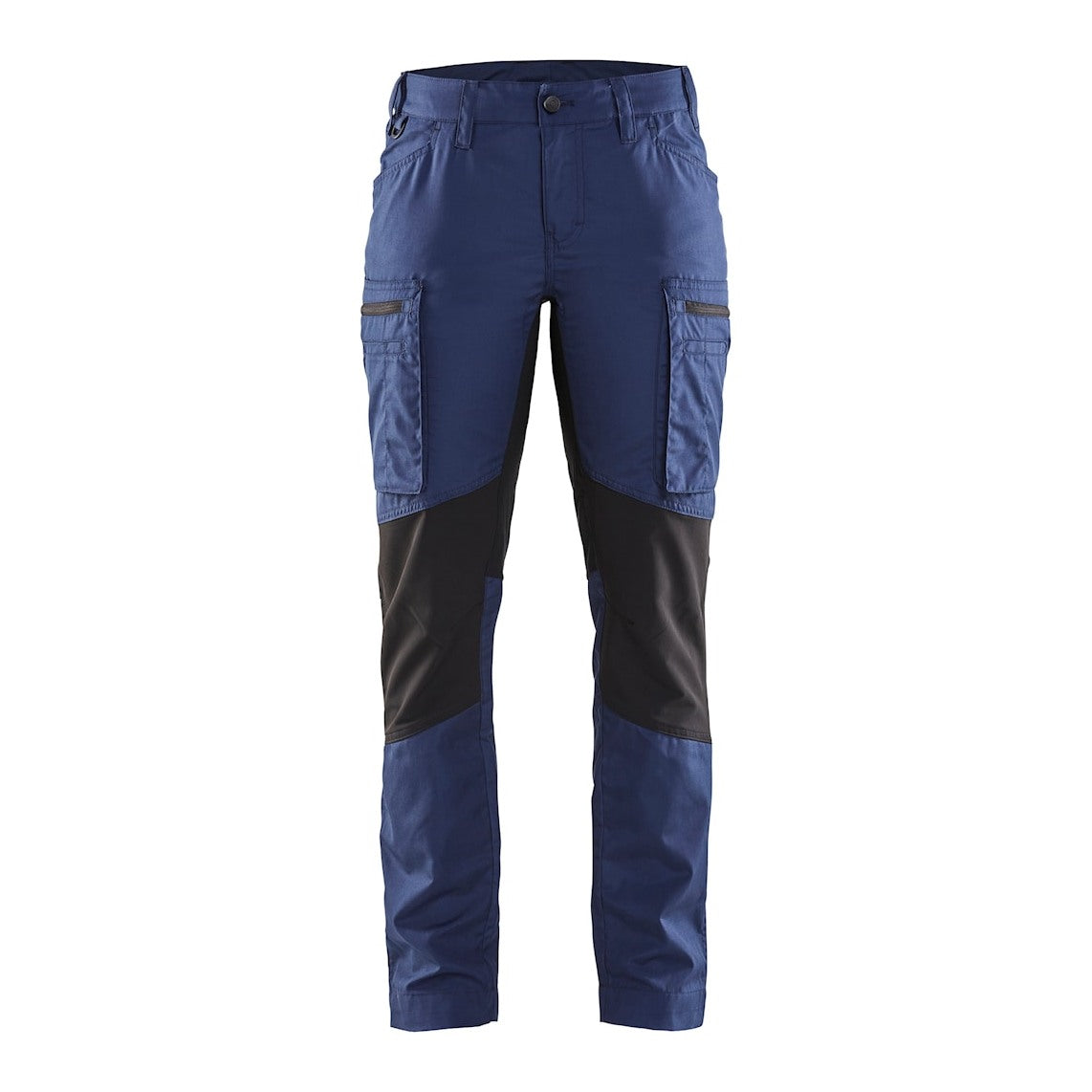 Blaklader Women's Service Trousers Stretch 71591845 #colour_navy-blue-black