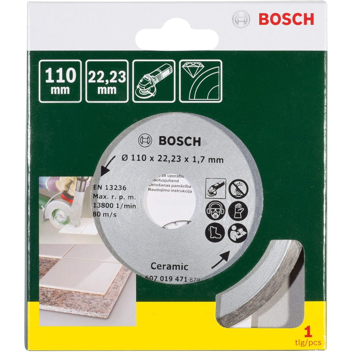 Bosch Professional 110mm Diamond Tile Cutting Disc