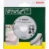 Bosch Professional 110mm Diamond Tile Cutting Disc