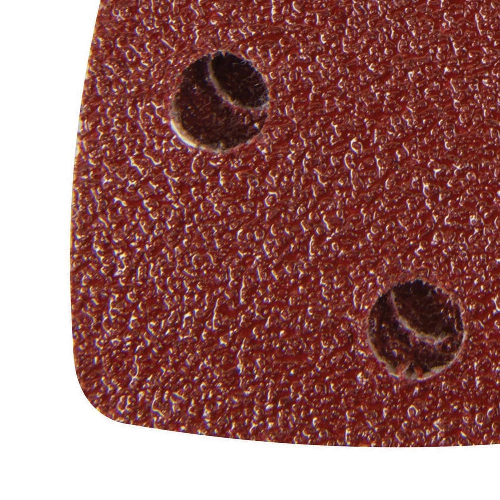 Silverline Hook & Loop Triangle Sheets 90mm 10Pk - 60 Grit