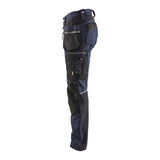 Blaklader Women's Craftsman Trousers with Stretch 7115 #colour_dark-navy-black