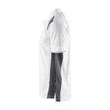 Blaklader Polo Shirt 3324 #colour_white-dark-grey