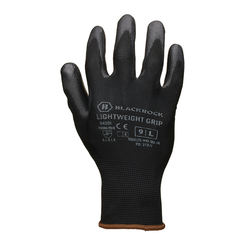 Blackrock Lightweight PU Gripper Gloves Box 48 Pairs