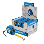 Silverline Measure Mate Tape Display Box - 30pce 5m / 16ft x 19mm