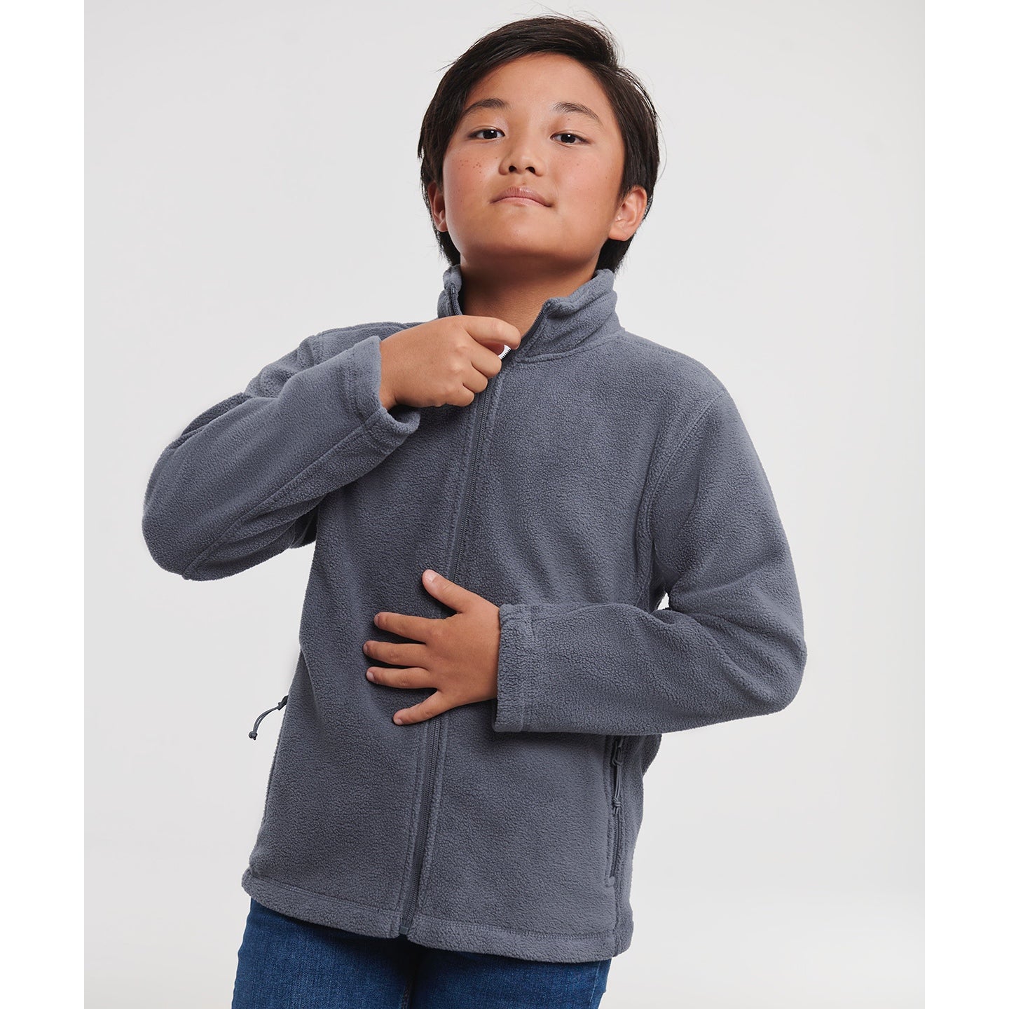 Russell Europe Kids Full-Zip Outdoor Fleece