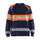 Blaklader Women's Hi-Vis Sweatshirt 3409 #colour_navy-blue-orange
