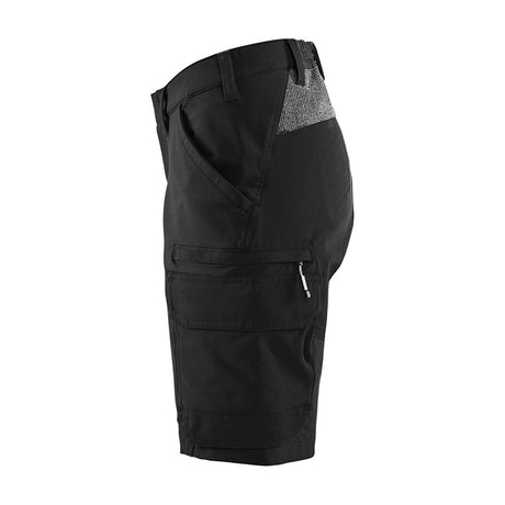 Blaklader Service Shorts 4-Way Stretch Women 7123 #colour_black-dark-grey