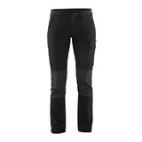 Blaklader Ladies 4-Way Stretch Service Trousers 7122 #colour_black-dark-grey