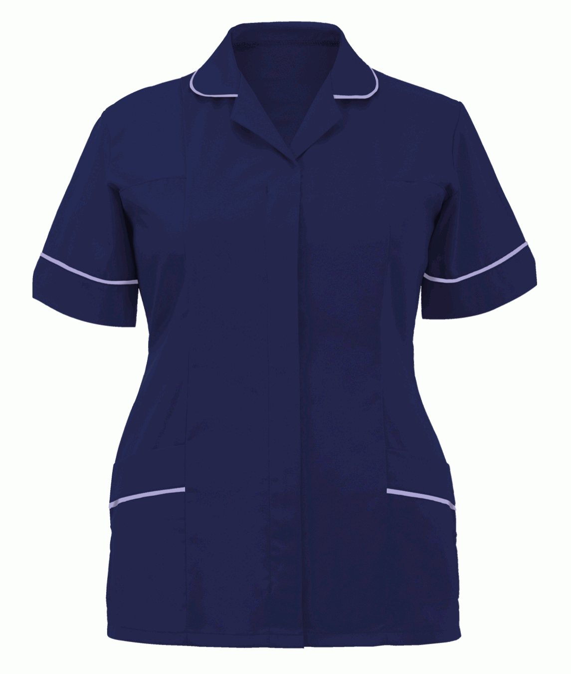 Orbit International Classic Tunic: Ladies - Navy / Lilac