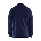Blaklader Half-Zip 2-Tone Sweatshirt 3353 - Navy Blue/Hi-Vis Yellow