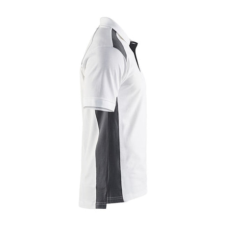 Blaklader Polo Shirt 3324 #colour_white-dark-grey