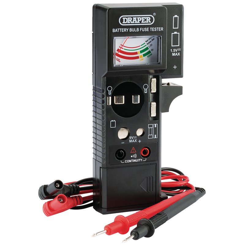 Draper Battery Bulb Fuse and Continuity Tester