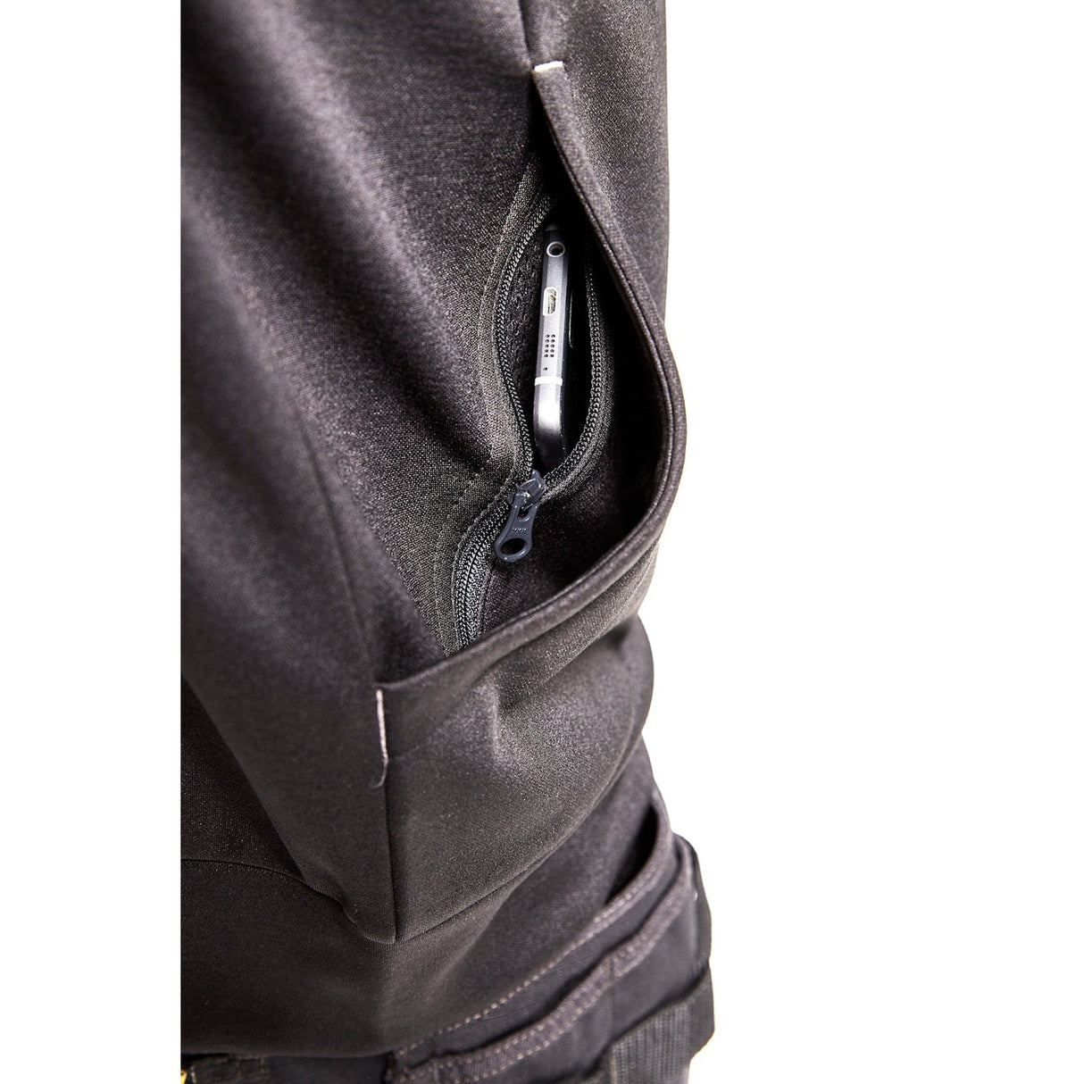 Blaklader Sweatshirt with Full Zip 3362 #colour_black-red