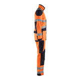 Blaklader Multinorm Inherent Overalls 6089 #colour_orange-navy-blue