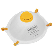 Sealey Cup Mask Valved FFP1 - Pack of 10