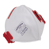 Sealey Valved Fold Flat Mask FFP3 - Pack of 10