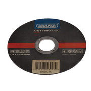 Draper Tools Stainless-Steel/Inox Metal Cutting Disc, 115 x 1 x 22.23mm