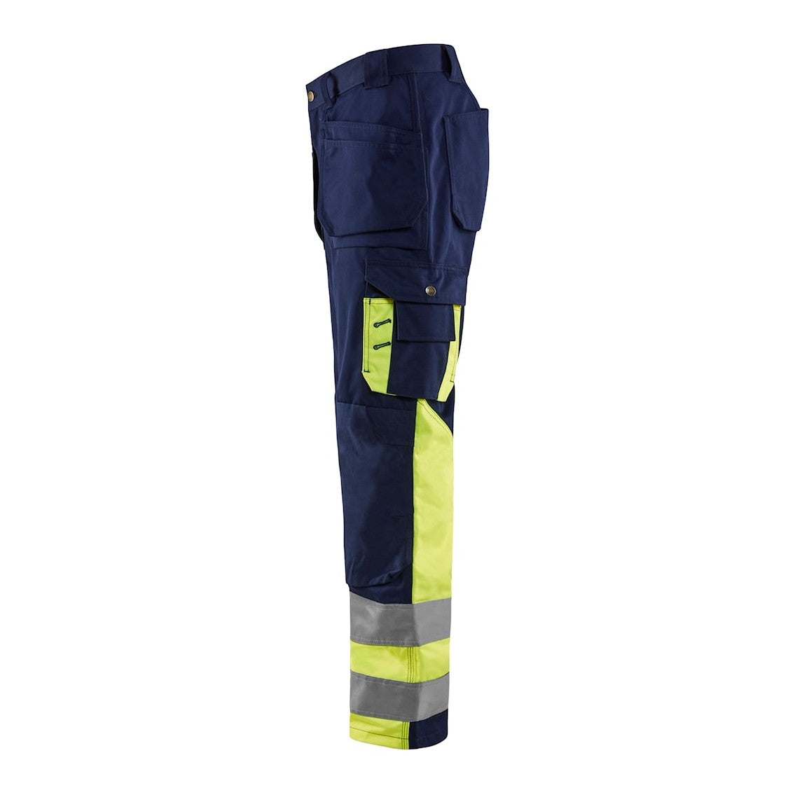 Blaklader Hi-Vis Trousers 15291860 - Navy Blue/Hi-Vis Yellow