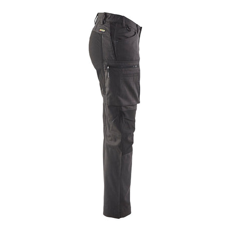 Blaklader Women's Service Trousers Stretch 71591146 #colour_dark-grey-black