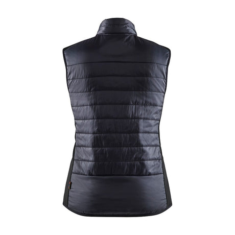 Blaklader Vest Warm-Lined Women 3864 #colour_black-hi-vis-yellow