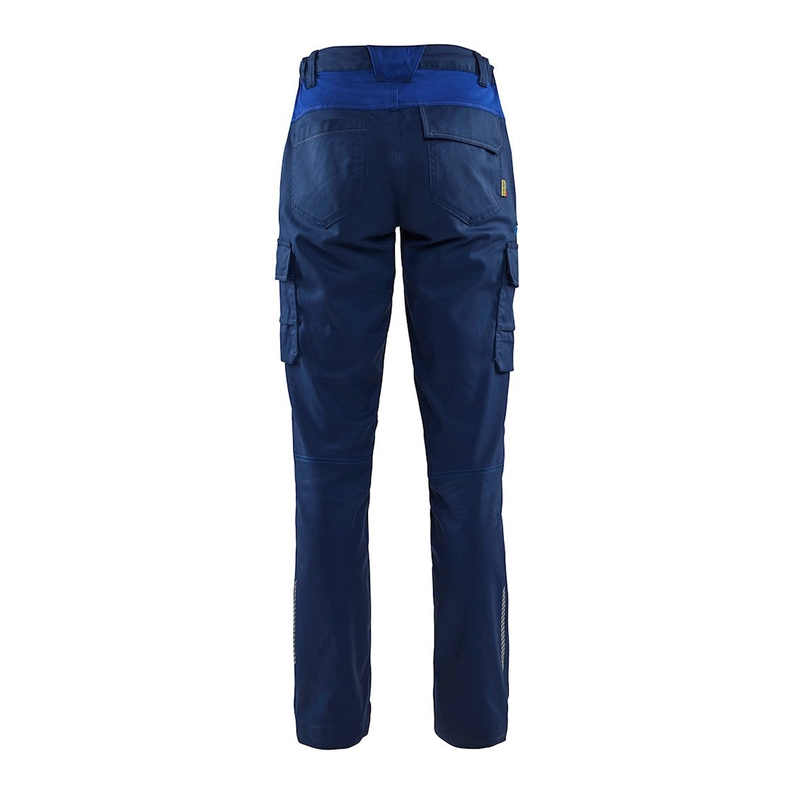 Blaklader Women's Industry Trousers Stretch 7144 #colour_navy-blue-cornflower-blue