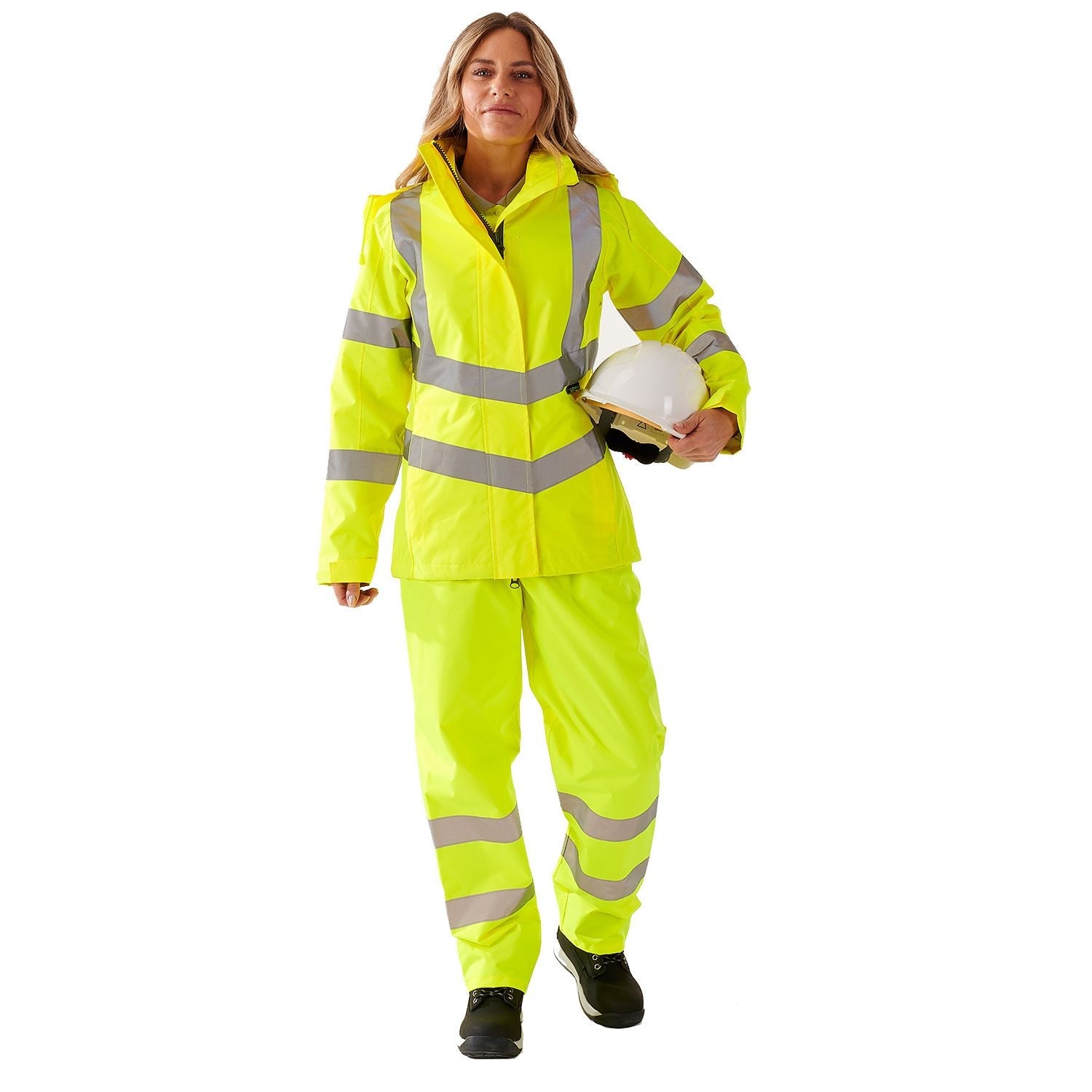 Supertouch Ladies Hi Vis Yellow Sophia Lightweight Jacket