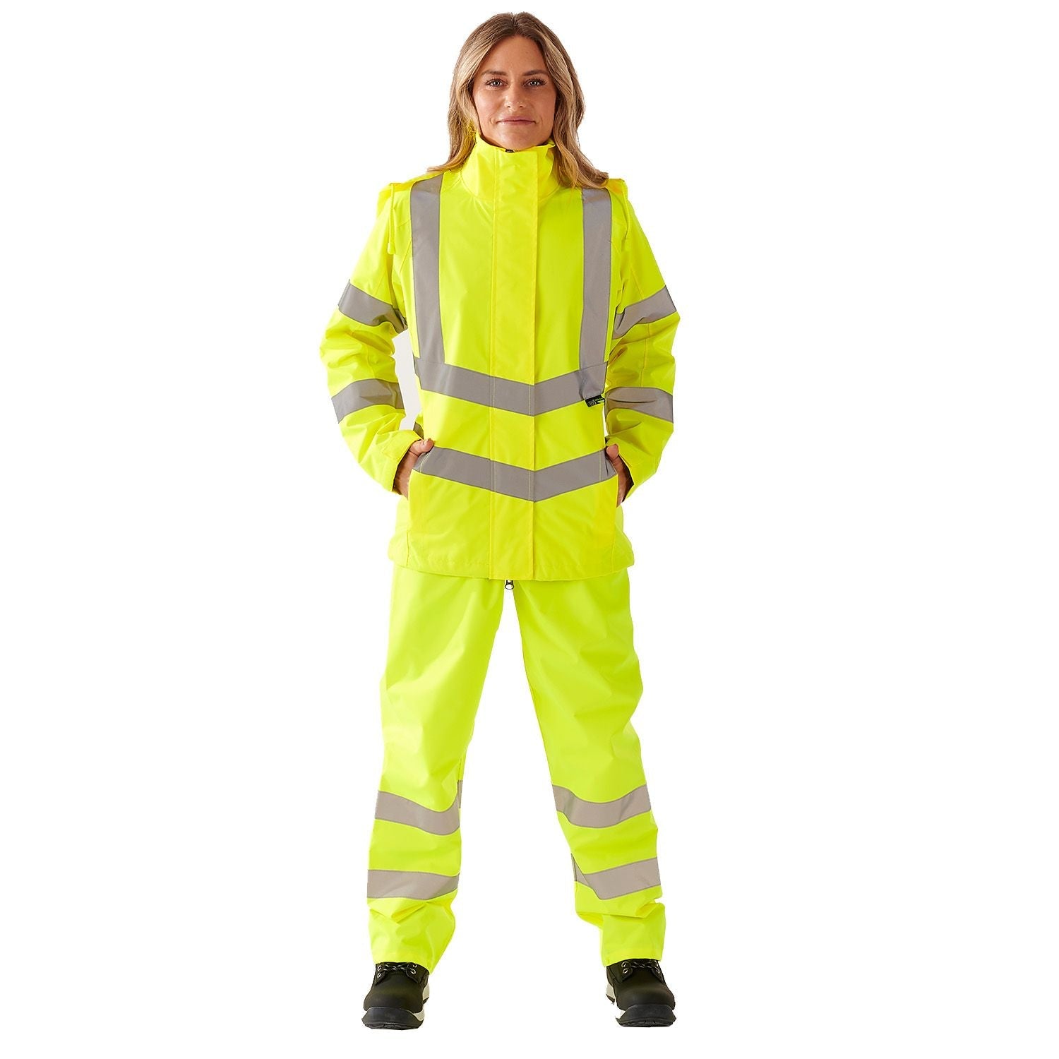 Supertouch Ladies Hi Vis Yellow Sophia Lightweight Jacket