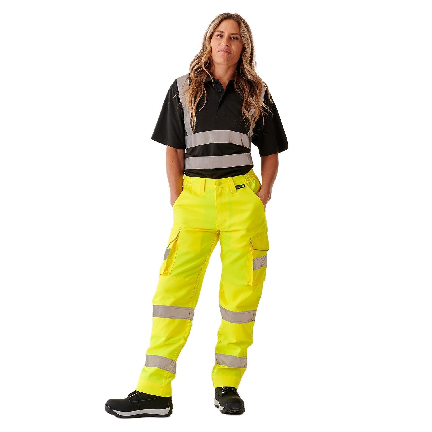 Supertouch Ladies Hi Vis Yellow Hana Combat Trouser