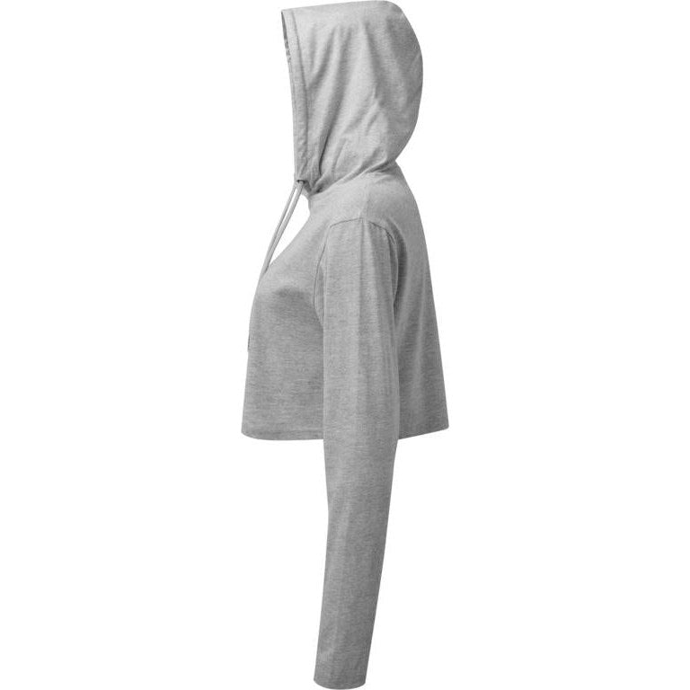 Women's TriDri® Cropped Hooded Long Sleeve T-Shirt