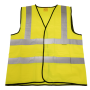 Sealey Hi-Vis Waistcoat (Site and Road Use) Yellow - Medium