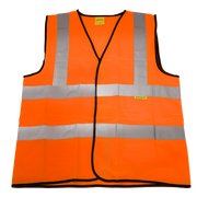 Sealey Hi-Vis Orange Waistcoat (Site and Road Use) - Large