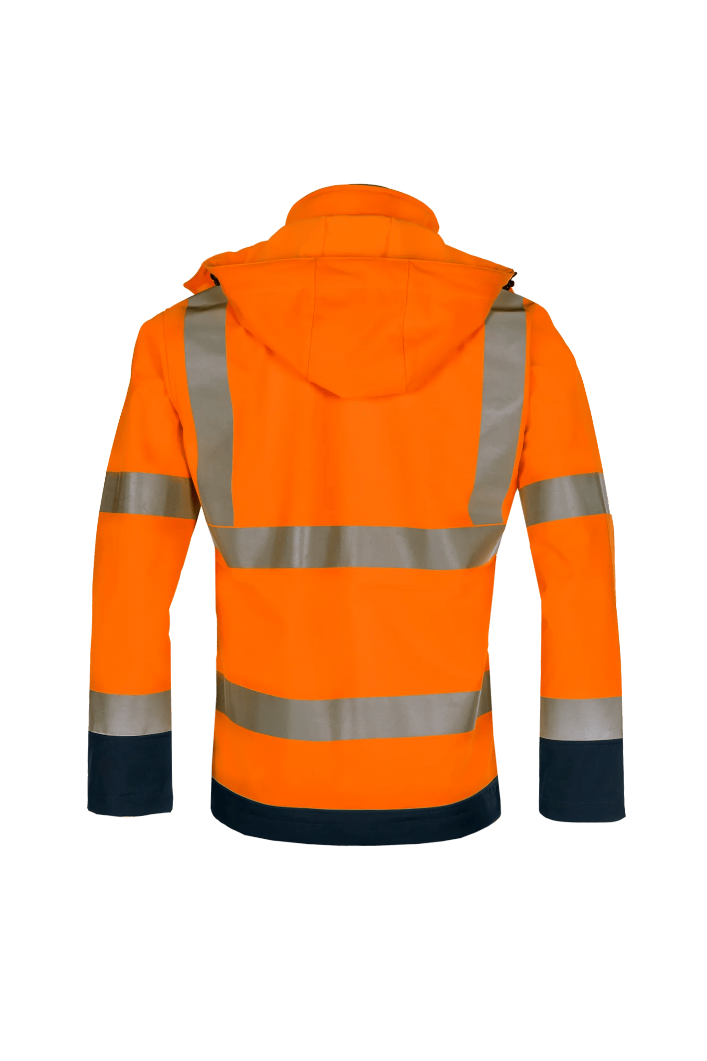 Sioen Fuller Laminated Hi-Vis Softshell Jacket With Detachable Hood