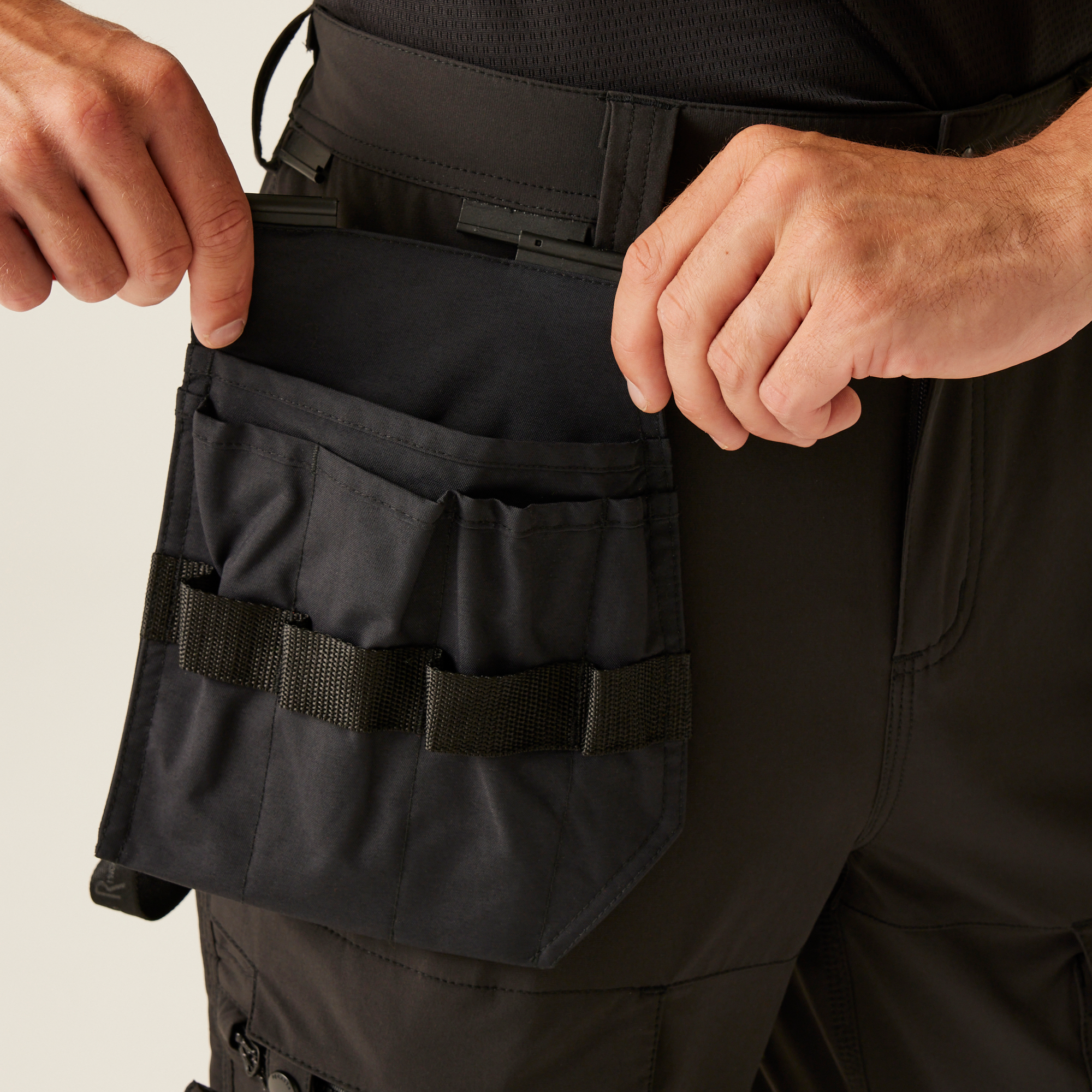 Regatta Professional Mens Hi-Vis X-Pro Stretch Holster Trousers - Class 1