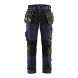 Blaklader Craftsman Trousers with Stretch 15991860 - Dark Navy/Black