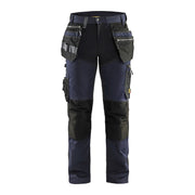 Blaklader Craftsman Trousers with Stretch 15991860 - Dark Navy/Black