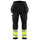 Blaklader Softshell Hi-Vis Trousers 1821 #colour_black-hi-vis-yellow
