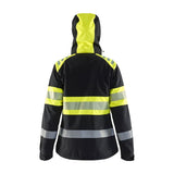 Blaklader Women's Softshell Jacket Hi-Vis 4404 #colour_black-hi-vis-yellow