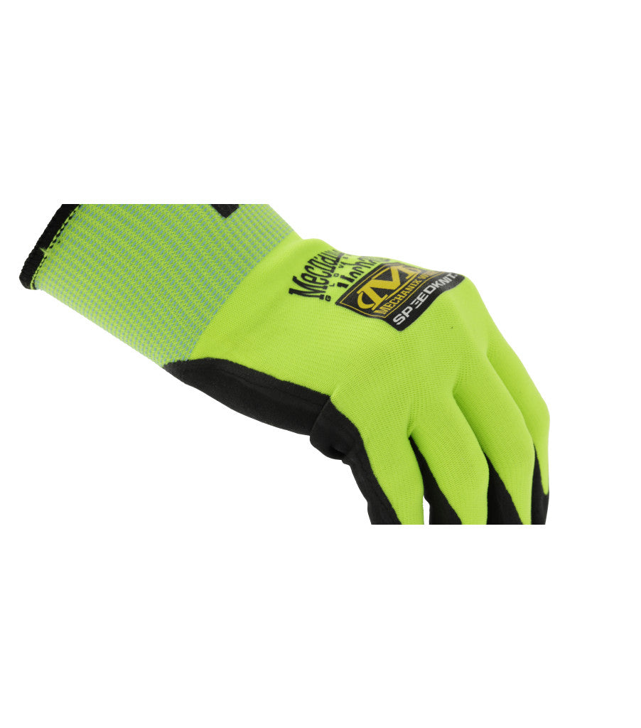Mechanix Wear SpeedKnit S1DE91 Utility High-Visibility Coated- Knit Gloves