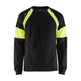 Blaklader Long Sleeved T-Shirt 3520 #colour_black-hi-vis-yellow