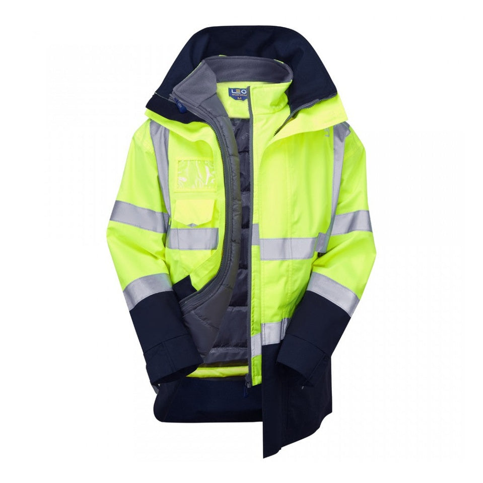 Leo Workwear CLOVELLY + TORRINGTON Leo 3-in-1 Anorak + Bodywarmer