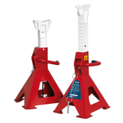 Sealey Axle Stands (Pair) 3tonne Capacity per Stand Auto Rise Ratchet