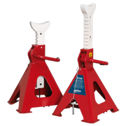 Sealey Axle Stands (Pair) 5 Tonne Capacity per Stand Auto Rise Ratchet