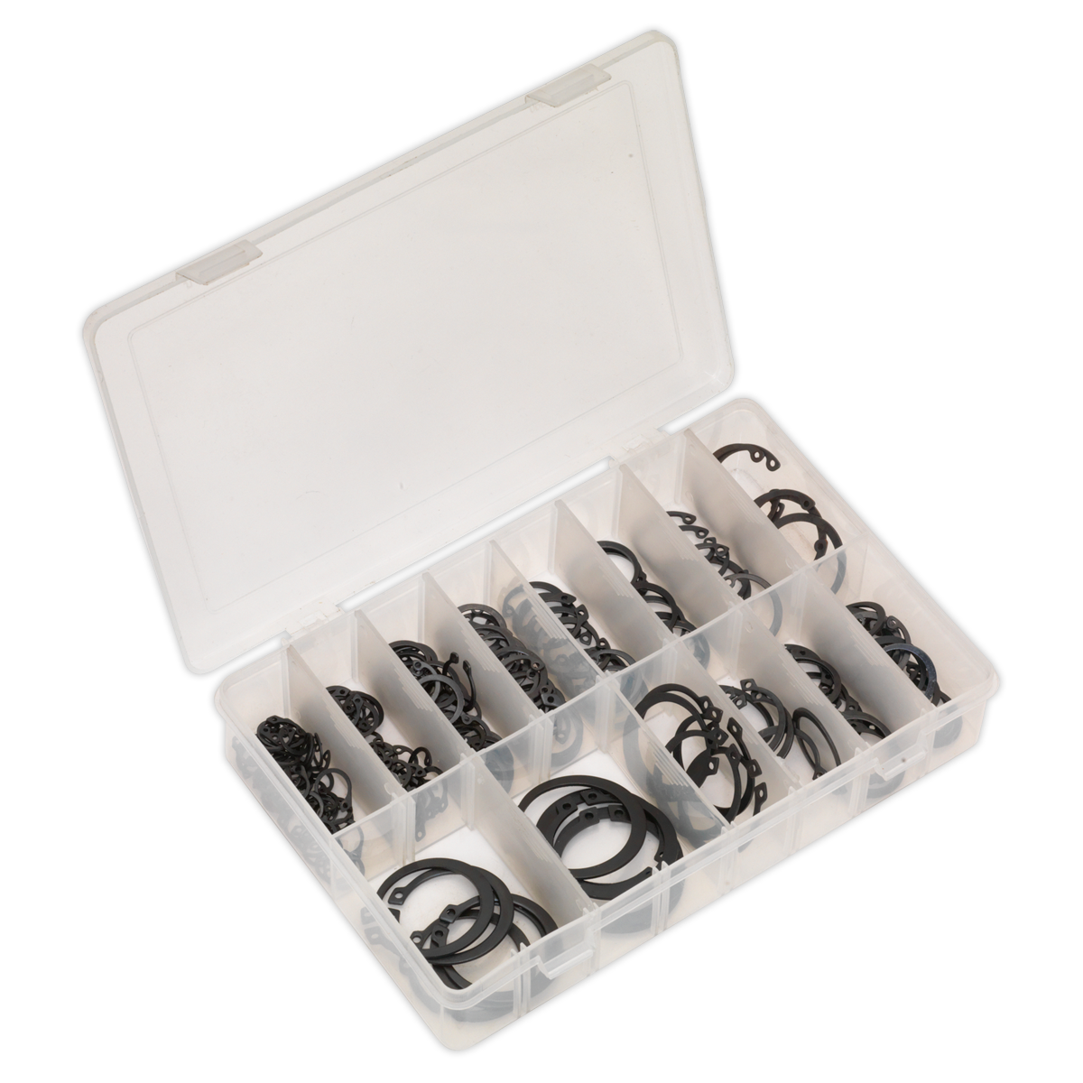 Sealey Circlip Assortment 200pc Internal & External Metric