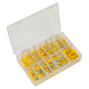 Sealey Crimp Terminal Assortment 140pc Yellow