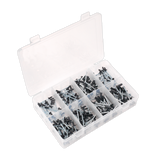 Sealey Rivet Assortment 200pc Black Anodised