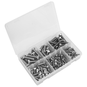 Sealey Stainless Steel Setscrew Assortment 150pc M5-M10