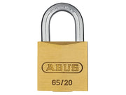 ABUS Mechanical 65/20mm Brass Padlock Keyed Alike 201